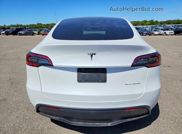 7SAYGDEE0NF374730 2022 TESLA MODEL White Հետևի տեսք