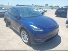2022 Tesla Model Y Long Range Dual Motor All-wheel Drive Синий vin: 7SAYGDEE0NF505767