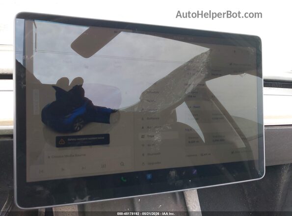 7SAYGDEE0PA040021 2023 TESLA MODEL Y Blue Հետևի նստատեղերի տեսք