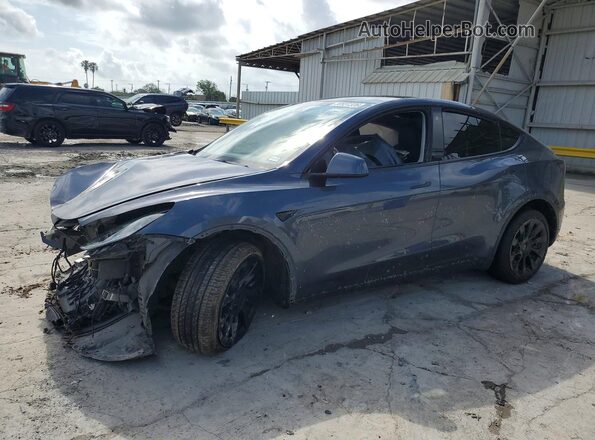 7SAYGDEE0PA079210 2023 TESLA MODEL Синий Передняя левая четверть