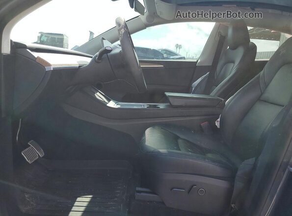 7SAYGDEE0PA079210 2023 TESLA MODEL Синий Вид салона спереди