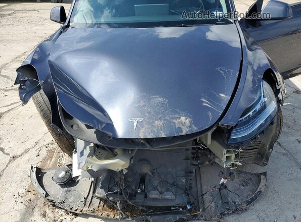 7SAYGDEE0PA079210 2023 TESLA MODEL Синий Вид задней части салона