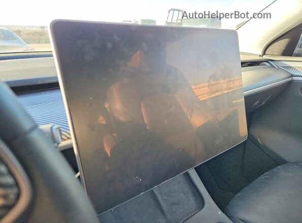 7SAYGDEE0PA123285 2023 TESLA MODEL Gray Widok zestawu wskaźników