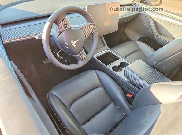 7SAYGDEE0PA123285 2023 TESLA MODEL Gray Widok deski rozdzielczej