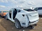 2023 Tesla Model Y White vin: 7SAYGDEE0PA138949
