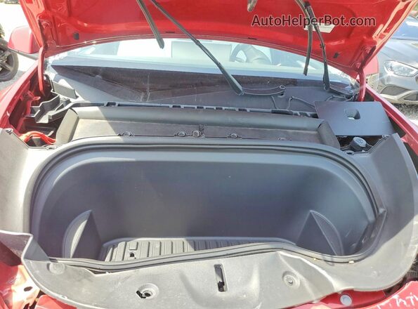 7SAYGDEE0PA173426 2023 TESLA MODEL Red უკანა სალონის ხედი