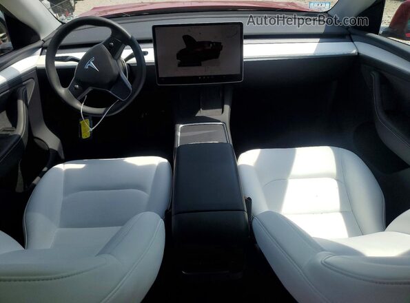 7SAYGDEE0PA173426 2023 TESLA MODEL Red წინა პანელის ხედი