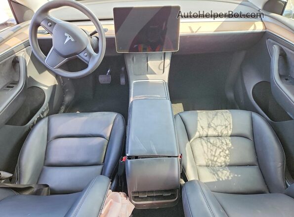 7SAYGDEE0PF855158 2023 TESLA MODEL White Vista del salpicadero