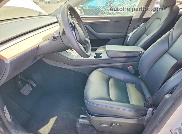 7SAYGDEE0PF855158 2023 TESLA MODEL White Vista interior delantera