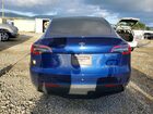 2024 Tesla Model Y Blue vin: 7SAYGDEE0RF198140