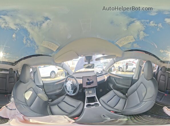 7SAYGDEE0RF198140 2024 TESLA MODEL Blue Vista interior de 360 grados