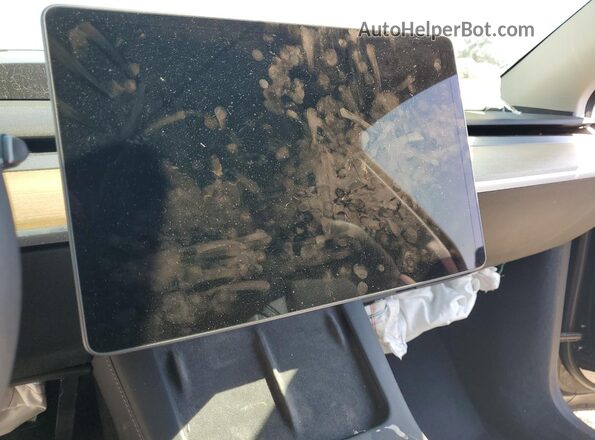 7SAYGDEE1NA003296 2022 TESLA MODEL Черный Вид щитка приборов