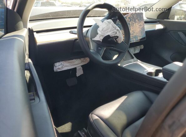 7SAYGDEE1NA003296 2022 TESLA MODEL Черный Вид панели приборов