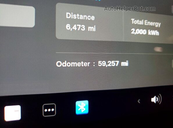 7SAYGDEE1NF351215 2022 TESLA MODEL Gray Вид щитка приладів
