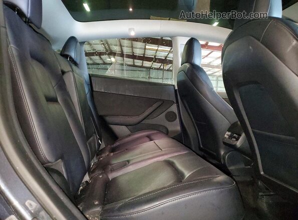7SAYGDEE1NF351215 2022 TESLA MODEL Gray Вид задніх сидінь