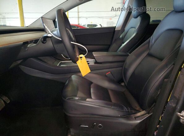 7SAYGDEE1NF351215 2022 TESLA MODEL Gray Вид салону спереду