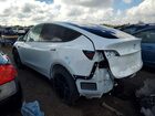 2022 Tesla Model Y White vin: 7SAYGDEE1NF414720