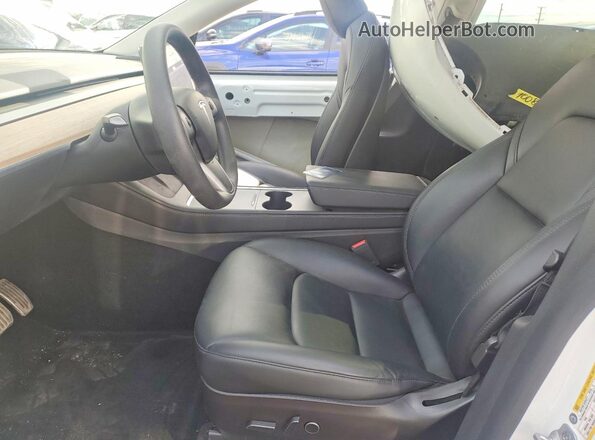 7SAYGDEE1NF414720 2022 TESLA MODEL White Вид салону спереду