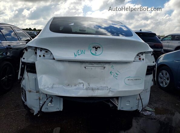 7SAYGDEE1NF414720 2022 TESLA MODEL White Вид ззаду