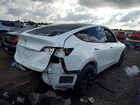 2022 Tesla Model Y White vin: 7SAYGDEE1NF414720