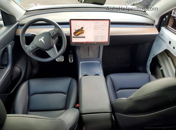 7SAYGDEE1NF414720 2022 TESLA MODEL White Вид панелі приладів