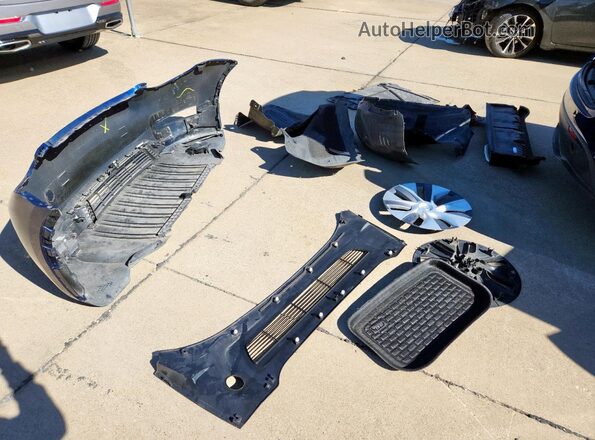 7SAYGDEE1PA080284 2023 TESLA MODEL Blue Vista del compartimento del motor