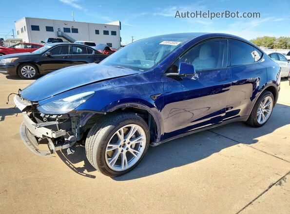 7SAYGDEE1PA080284 2023 TESLA MODEL Blue Vista tres cuartos delantera izquierda