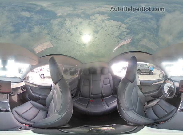 7SAYGDEE1PA131296 2023 TESLA MODEL White Widok wnętrza 360 stopni