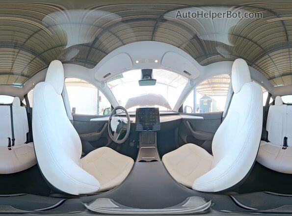 7SAYGDEE1PA154822 2023 TESLA MODEL Серый Панорамный вид салона 360°