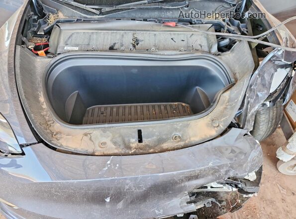 7SAYGDEE1PA154822 2023 TESLA MODEL Серый Вид подкапотного пространства