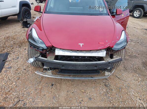 7SAYGDEE1PF700537 2023 TESLA MODEL Y Red წინა ხედი