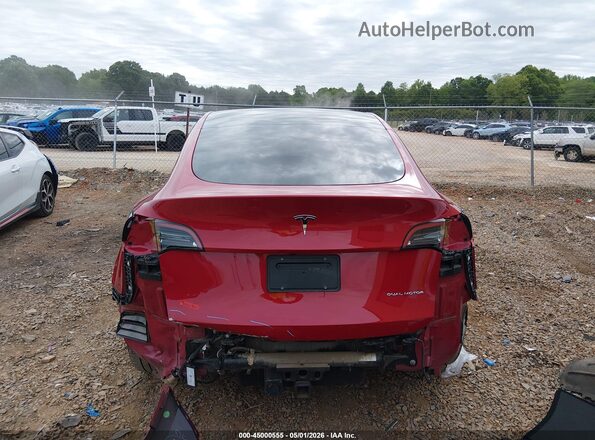 7SAYGDEE1PF700537 2023 TESLA MODEL Y Red 