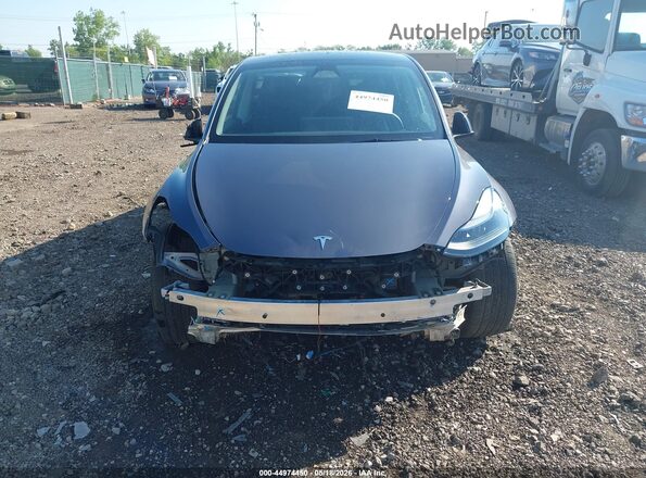 7SAYGDEE1PF884457 2023 TESLA MODEL Y Gray Вид задньої частини салону