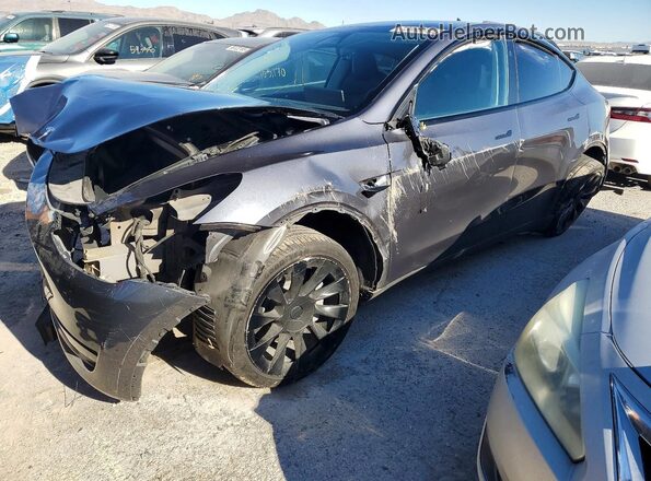 7SAYGDEE1PF905498 2023 TESLA MODEL Gray Передня ліва чверть