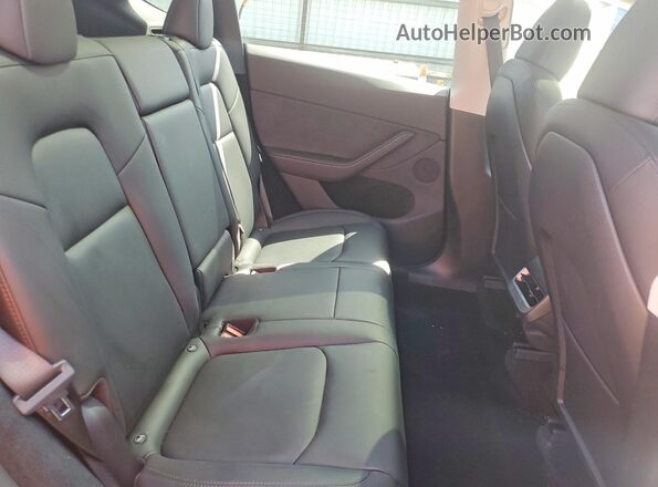 7SAYGDEE1RA222684 2024 TESLA MODEL Gray Հետևի նստատեղերի տեսք