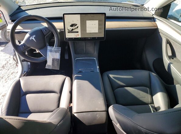 7SAYGDEE1RA260786 2024 TESLA MODEL White Vista del salpicadero