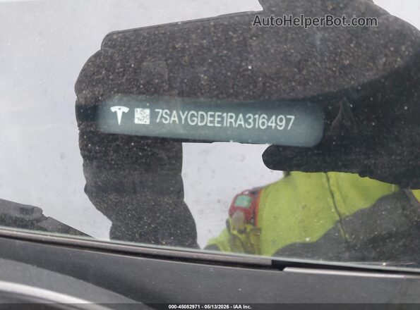 7SAYGDEE1RA316497 2024 TESLA MODEL Y Gray Շարժիչի բաժամունքի տեսք