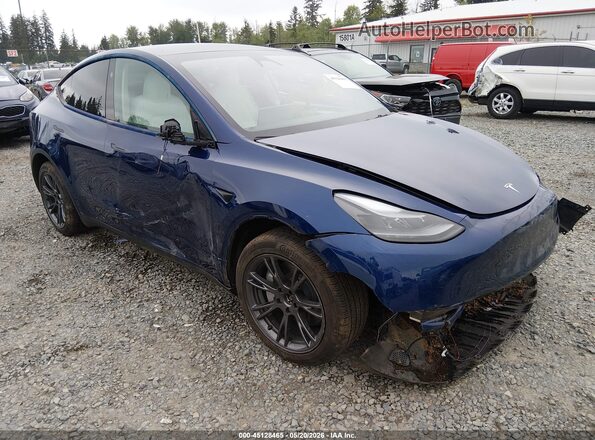 7SAYGDEE1RF150596 2024 TESLA MODEL Y Blue Delantero derecho