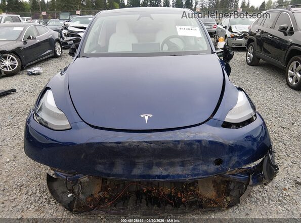 7SAYGDEE1RF150596 2024 TESLA MODEL Y Blue Vista del salpicadero