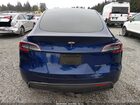 2024 Tesla Model Y Long Range Dual Motor All-wheel Drive Blue vin: 7SAYGDEE1RF150596