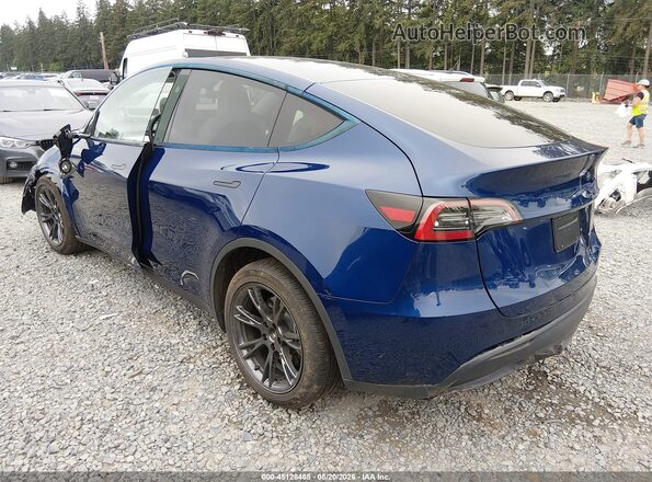 7SAYGDEE1RF150596 2024 TESLA MODEL Y Blue Trasero izquierdo