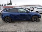 2024 Tesla Model Y Long Range Dual Motor All-wheel Drive Blue vin: 7SAYGDEE1RF150596