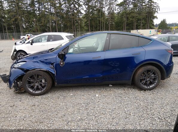 7SAYGDEE1RF150596 2024 TESLA MODEL Y Blue Vista interior trasera