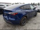 2024 Tesla Model Y Long Range Dual Motor All-wheel Drive Blue vin: 7SAYGDEE1RF150596