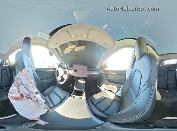 7SAYGDEE1RF994685 2024 TESLA MODEL Gray Widok wnętrza 360 stopni
