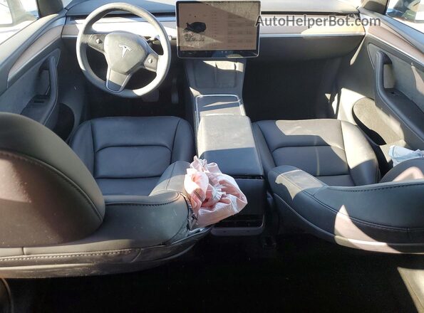 7SAYGDEE1RF994685 2024 TESLA MODEL Gray Widok deski rozdzielczej