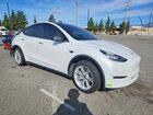 2022 Tesla Model Y White vin: 7SAYGDEE2NF323309