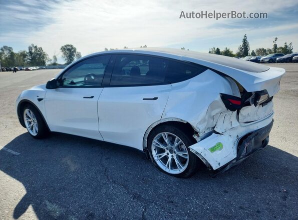 7SAYGDEE2NF323309 2022 TESLA MODEL White Rear left