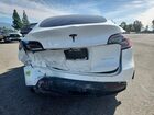 2022 Tesla Model Y White vin: 7SAYGDEE2NF323309