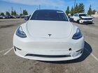 2022 Tesla Model Y White vin: 7SAYGDEE2NF323309